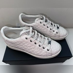 Pre-owned Coach low top leather sneakers size 8